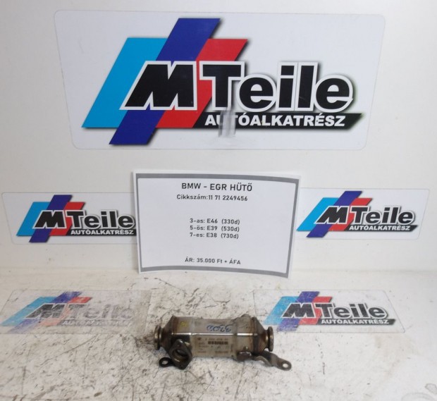 [GYRI BONTOTT] BMW - EGR HT - 3-as (E46); 5-s (E39); 7-es (E38)